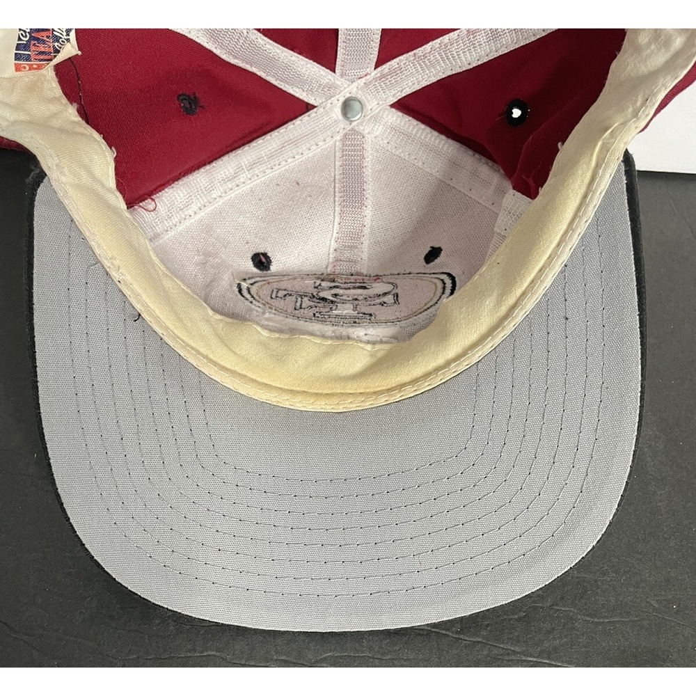 Vintage KMG San Francisco 49ers NFL Red Snapback Hat Classic Team Collection NFC - Picture 8 of 10